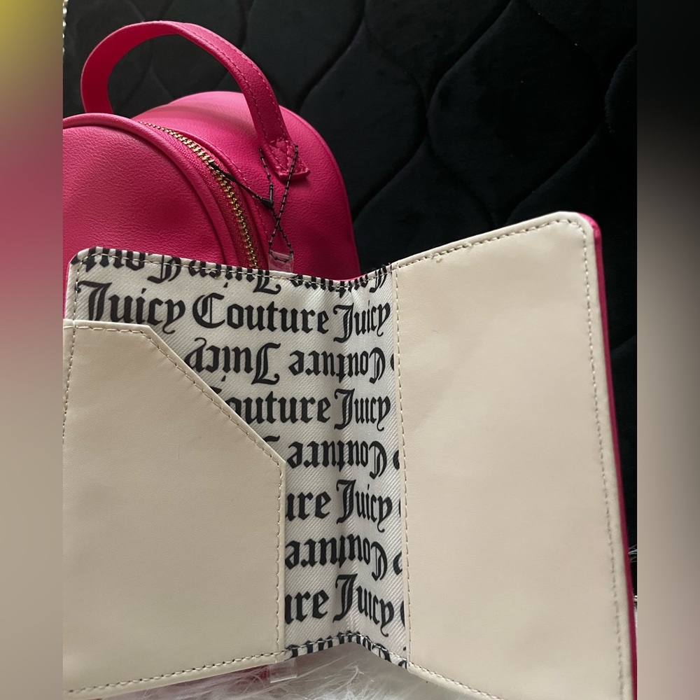 JUICY COUTURE Travel Backpack + Passport Holder - Picture 3 of 5